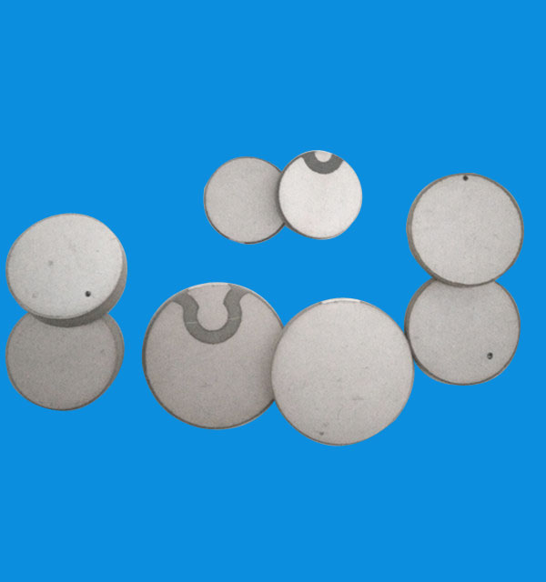 Elemento do disco cerâmico piezoelétrico PZT-5 para sensor de medidor de fluxo ultrassônico