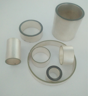 Componentes piezoelétricos de tubo de cerâmica (cilindro) para testes ultrassônicos JDCC-P51-201615