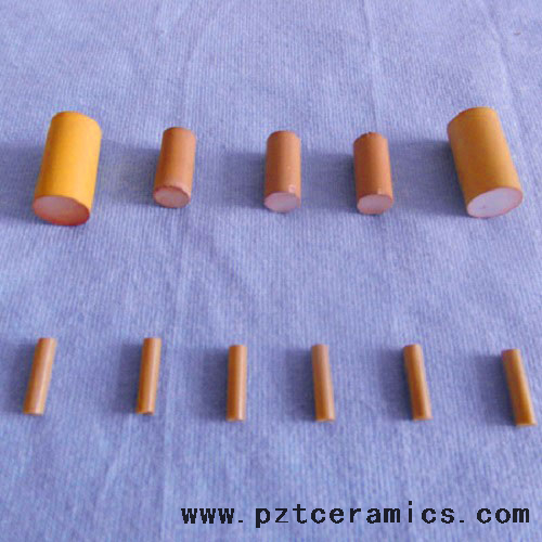 tubo de cerâmica piezoelétrica/ elemento cilindro fabricante piezocerâmico