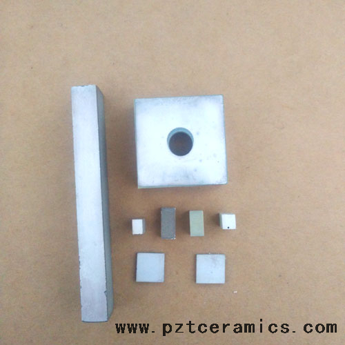 Elemento grande em forma especial de cerâmica piezoelétrica