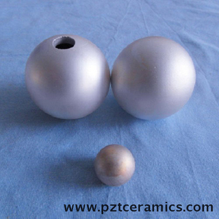 esfera de cerâmica piezoelétrica e produto hemisfério 