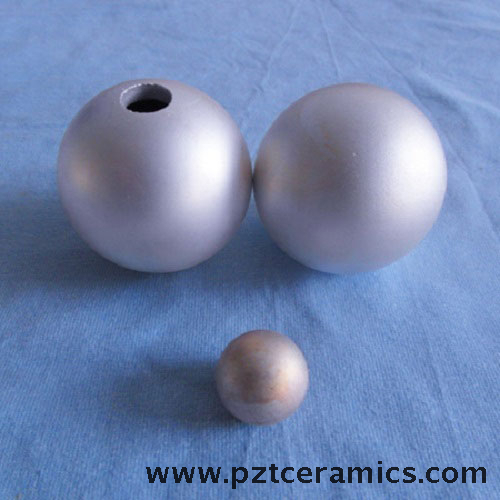 esfera de cerâmica piezoelétrica e produto hemisfério 