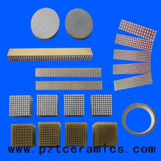 transdutor de material composto piezoelétrico