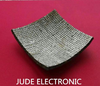 Material compósito piezoelétrico curvo