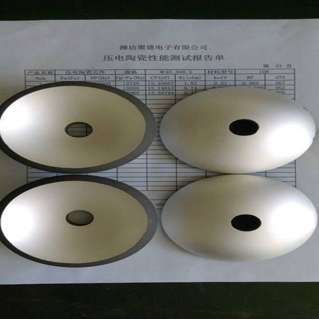 HIFU PZT Ultasonic Beauty Dispositivos de cerâmica piezoelétrica Cap esférica