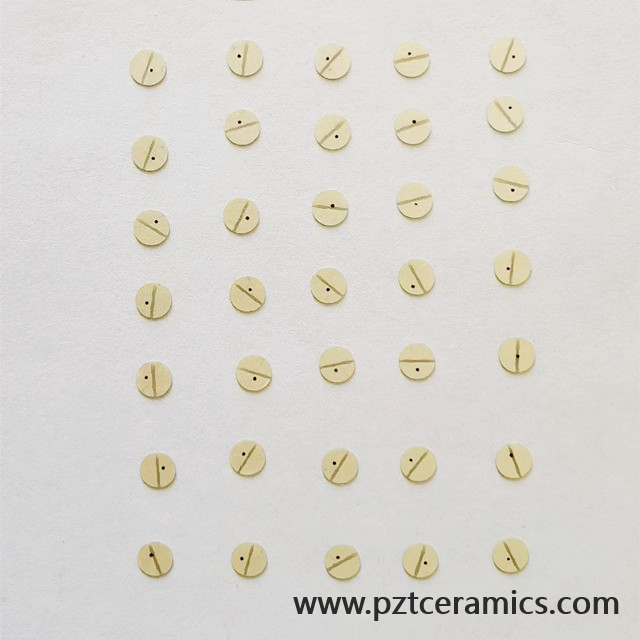 Piezo Ceramic Disc Sensor Ultrassonic Element Produto personalizado PZT DISC
