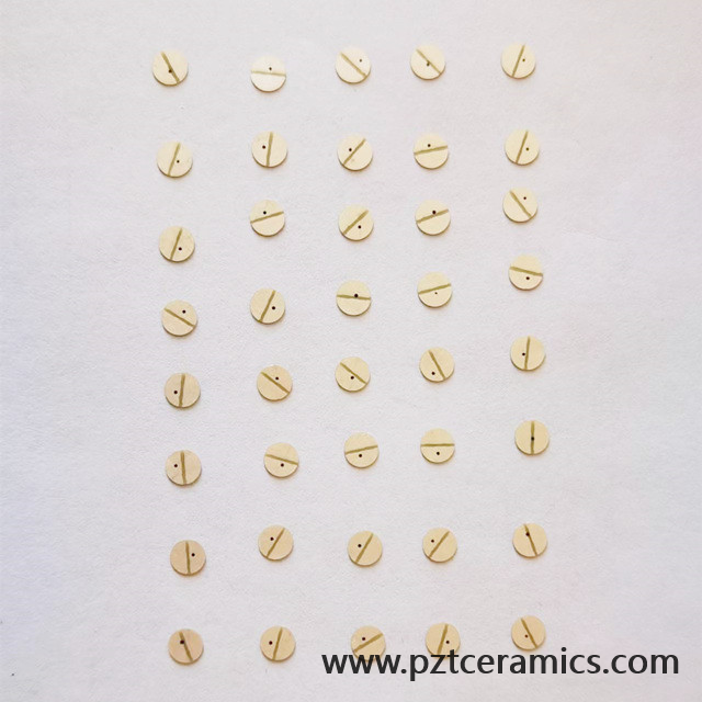 Piezo Ceramic Disc Sensor Ultrassonic Element Produto personalizado PZT DISC