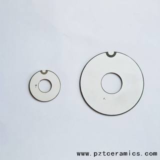 Enrole em torno do eletrodo 1,25MHz Piezo Ring de grande dimensão espessura fina